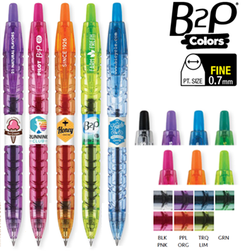 Bemiddelaar lezing verlies uzelf Promotional Pilot B2P Colors Gel Roller Pen