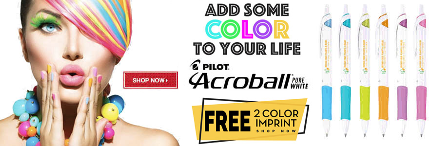 Promotional Pilot Acroball Pens Custom Printed with Logo for Advertising
