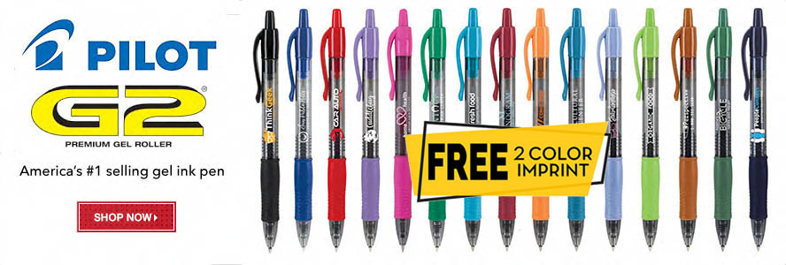 Promotional Pilot G2 Pens Custom Printed with Logo for Advertising