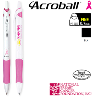 Pilot Acroball BCA Breast Cancer Awareness Pen 